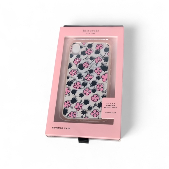 kate spade Other - Kate Spade Jeweled Floradoodle Clear iPhone XR Phone Case